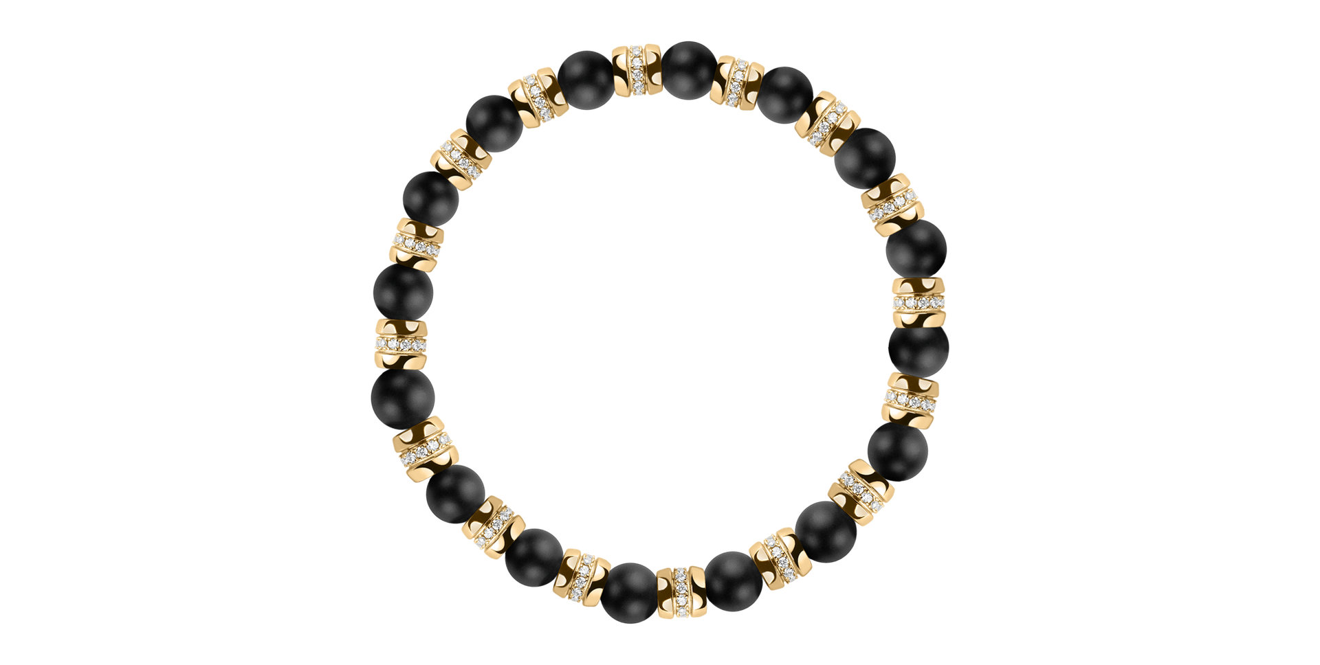 Diamond braclet with Agate Essential Shine