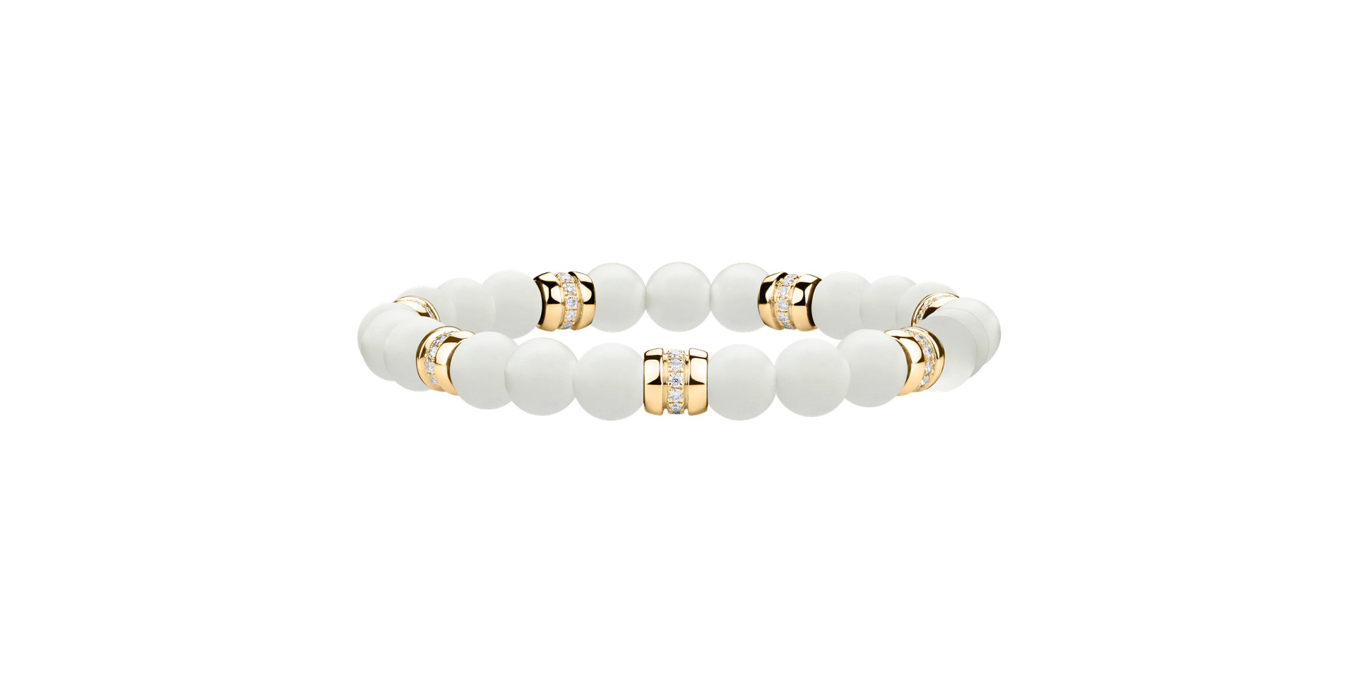 Diamond braclet with Agate Neverending Style