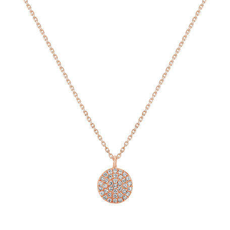 Diamond pendant with necklace Sophisticated Creation