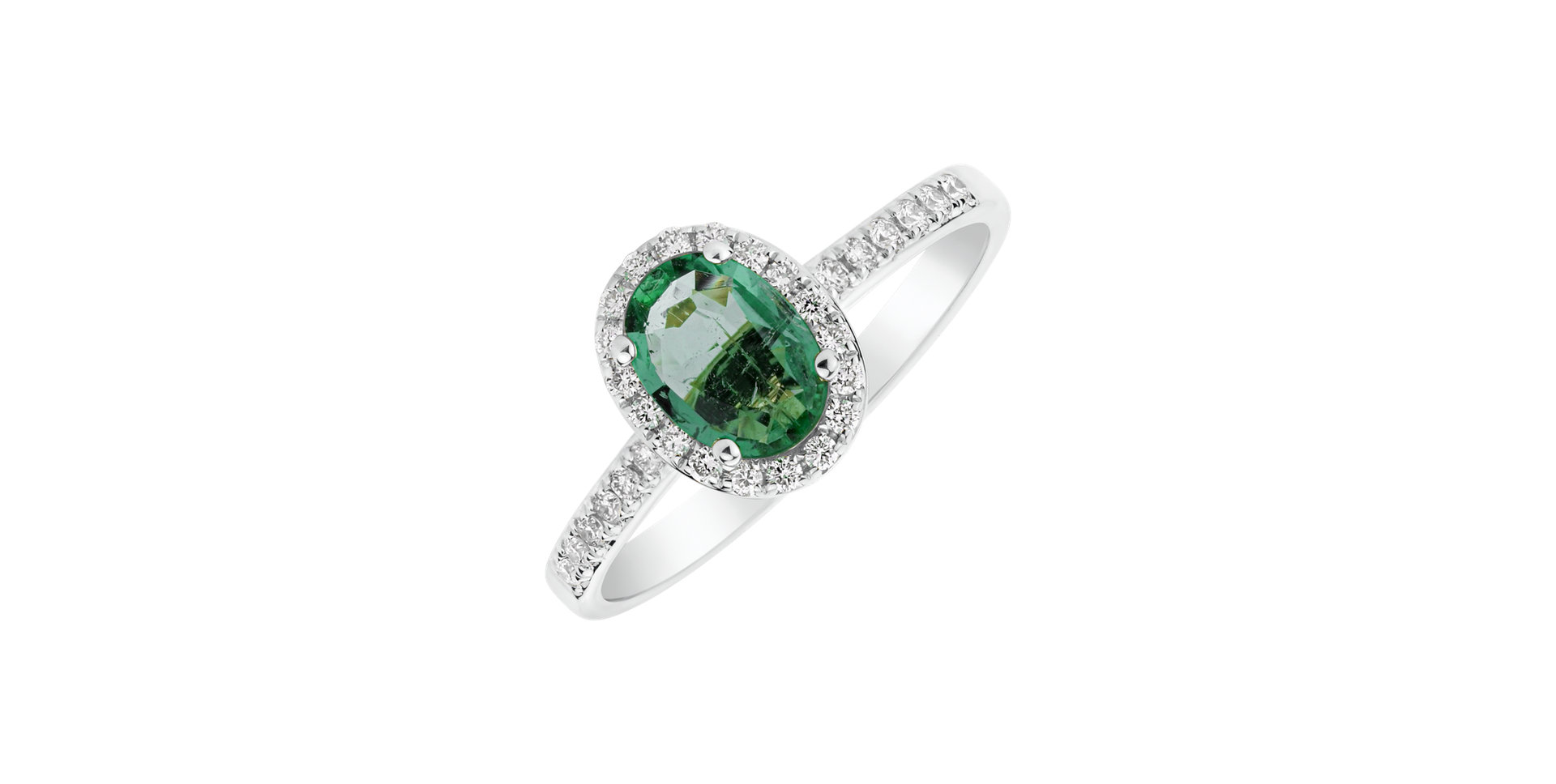 Diamond ring with Emerald Princess Desperation