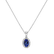 Diamond pendant with Tanzanite Princess Essence4