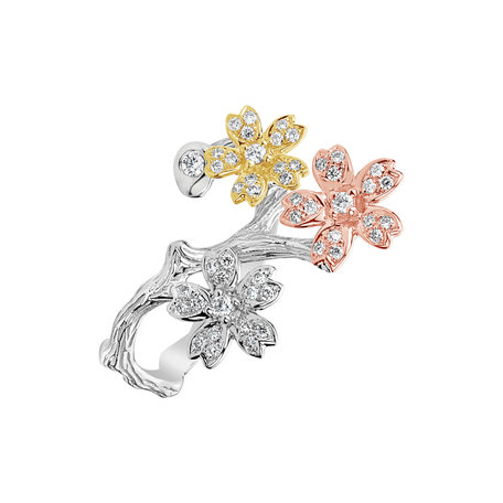 Diamond ring Flower Feeling