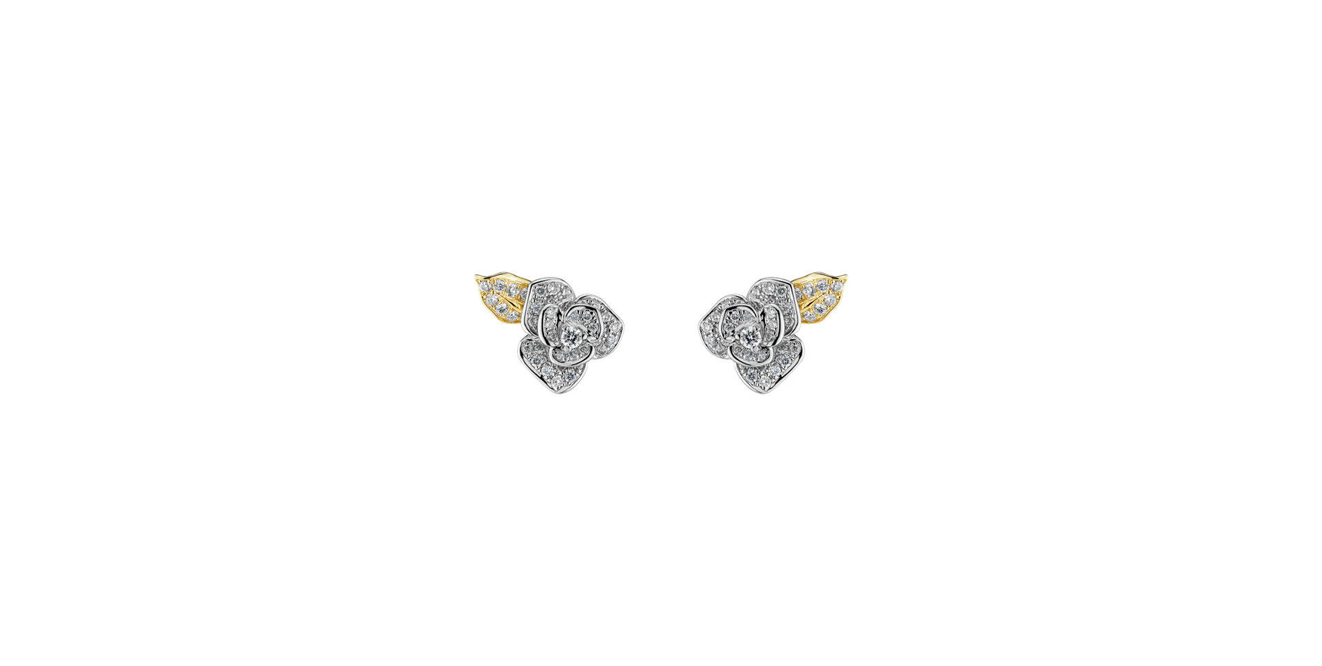 Diamond earrings Flower Impulse