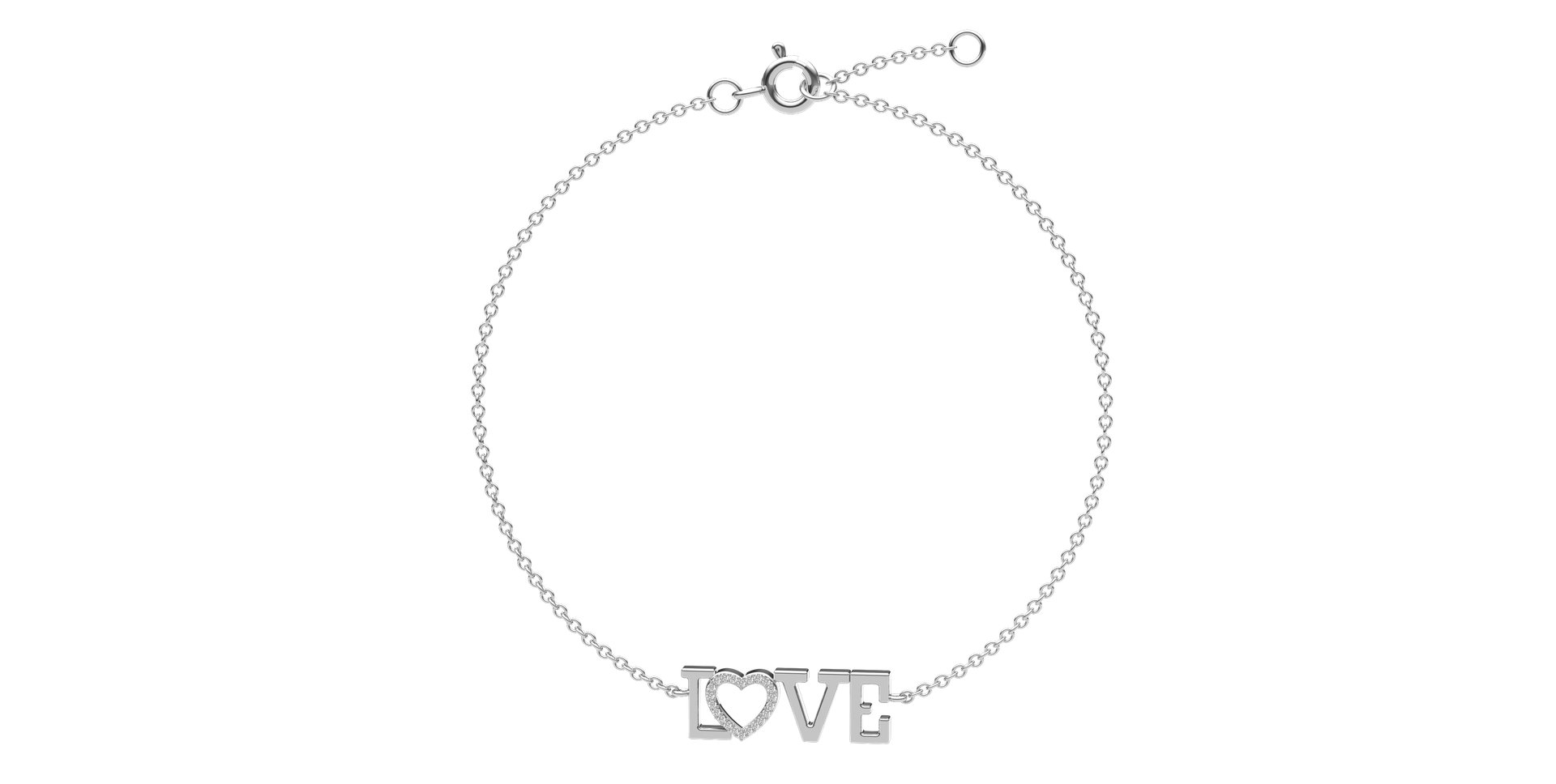 Diamond bracelet Love