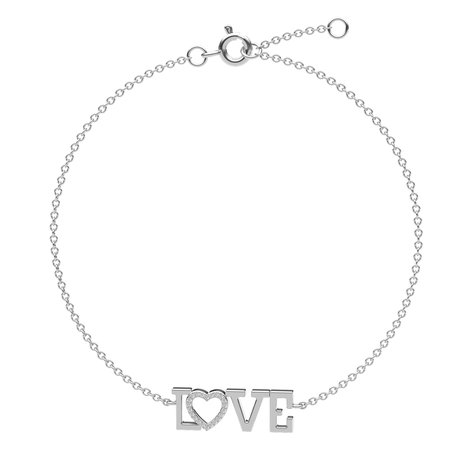 Diamond bracelet Love