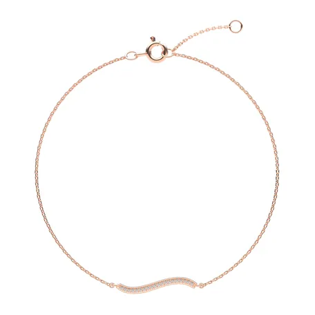 Diamond bracelet Wave