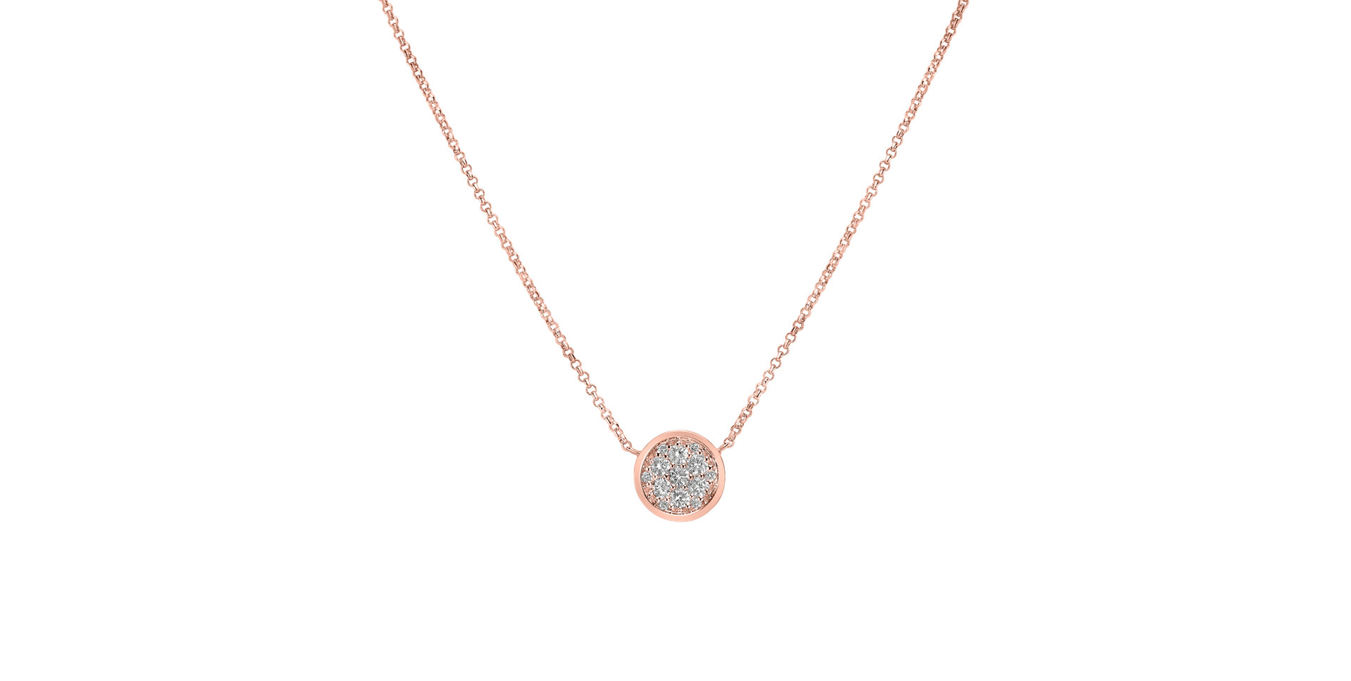 Diamond necklace Vesper Touch