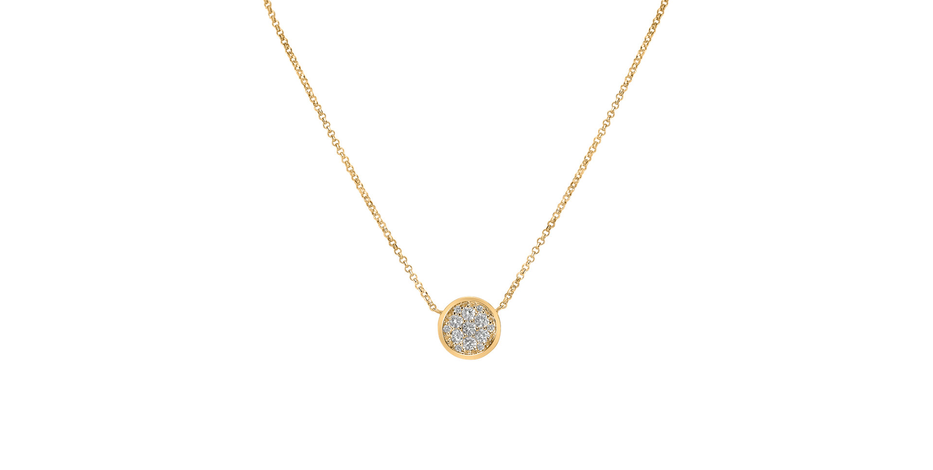 Diamond necklace Vesper Touch