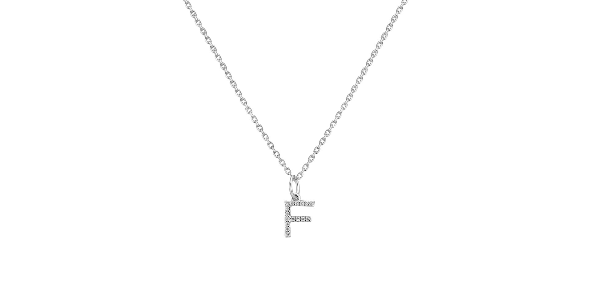 Diamond pendant Line Glitter  F