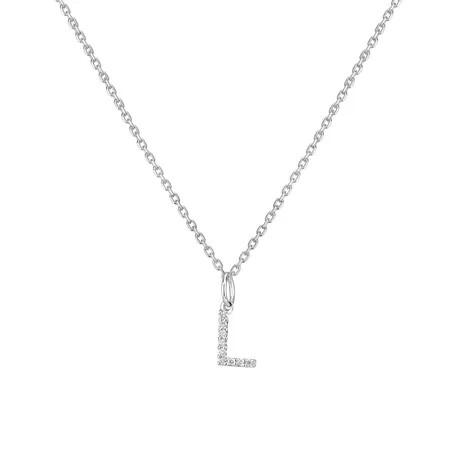 Diamond pendant Line Glitter  L
