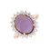 Diamond rings with Amethyst Diamond Czarina3