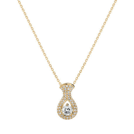 Diamond pendant Glittering Drop