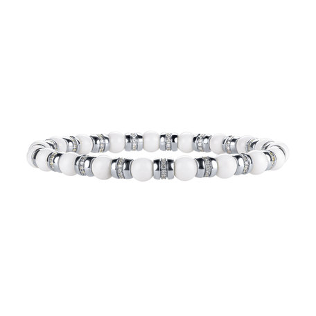 Diamond braclet with Agate Essential Shine