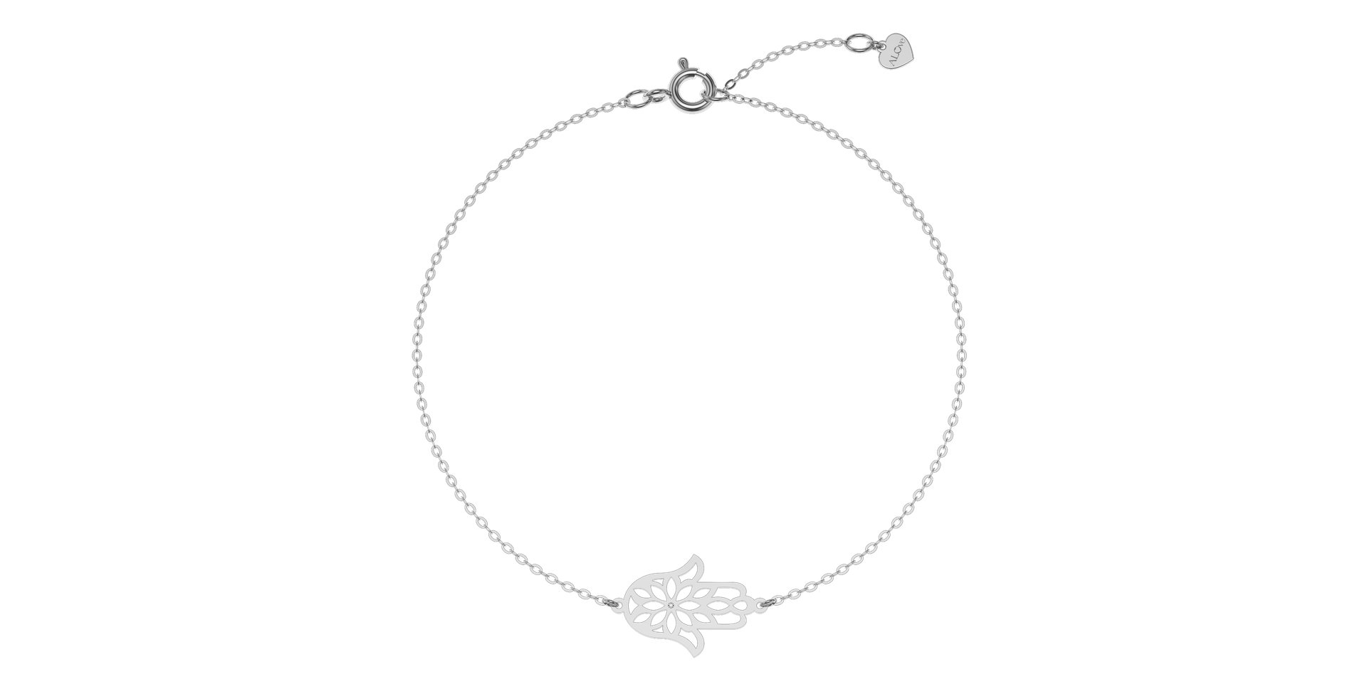 Diamond bracelet Fatima Flower