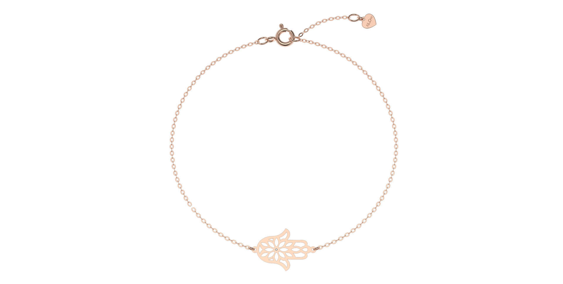 Diamond bracelet Fatima Flower
