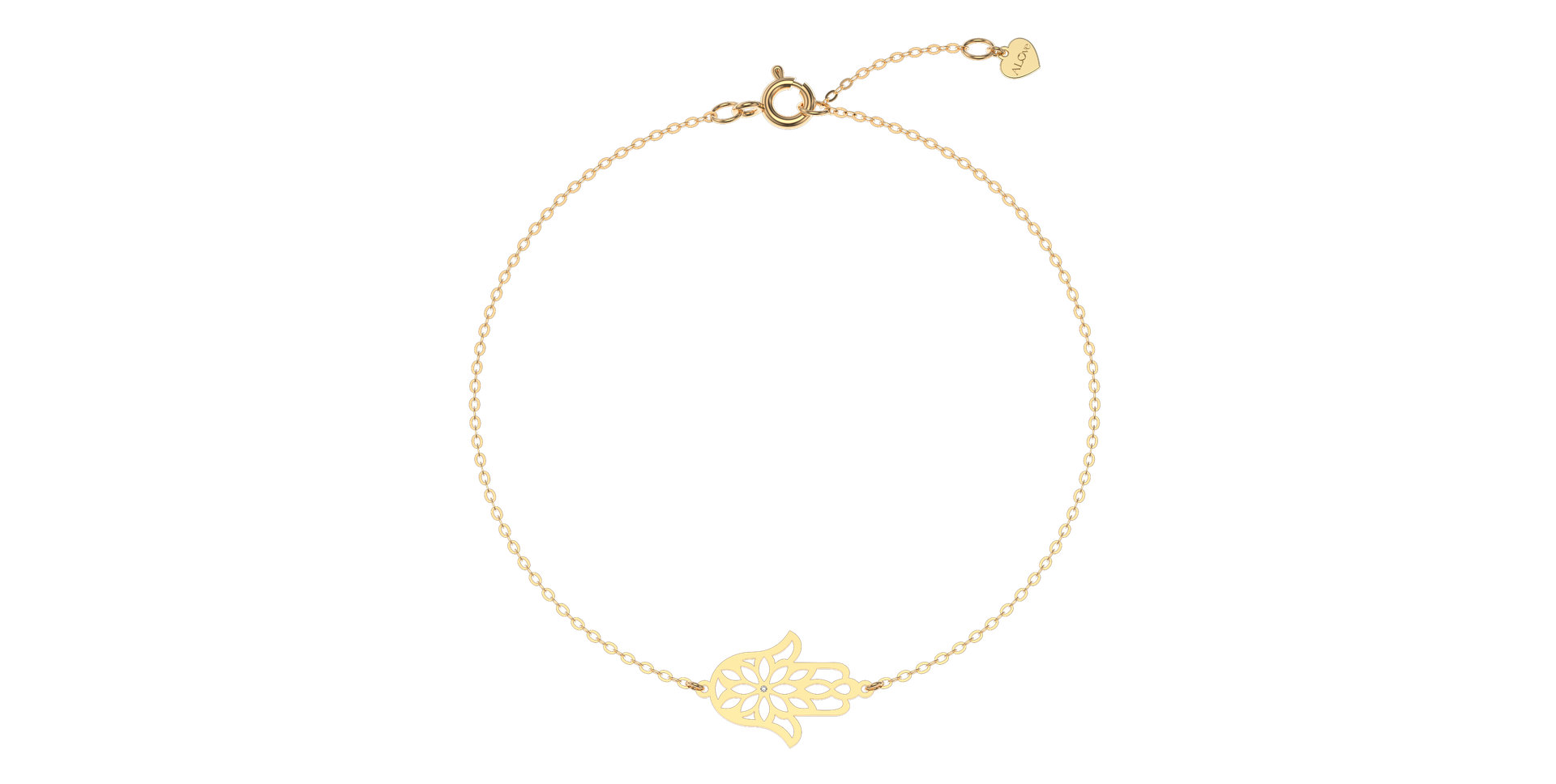 Diamond bracelet Fatima Flower