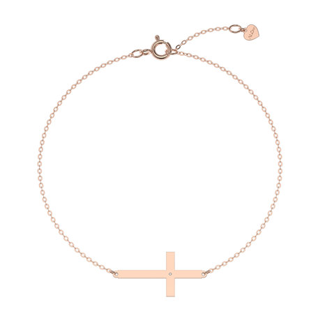 Diamond bracelet Cross