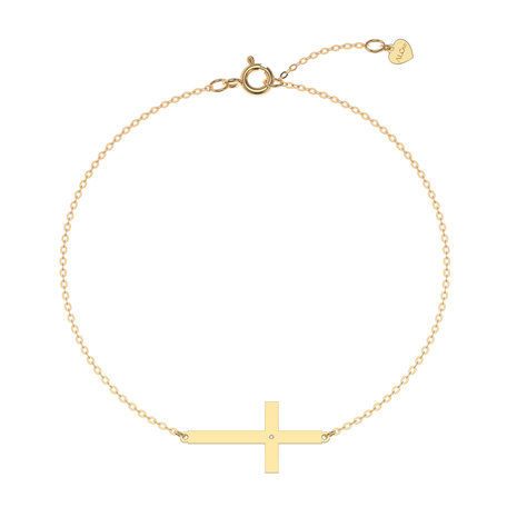 Diamond bracelet Cross