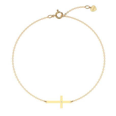 Diamond bracelet Little Cross