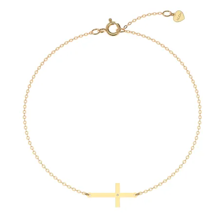 Diamond bracelet Little Cross