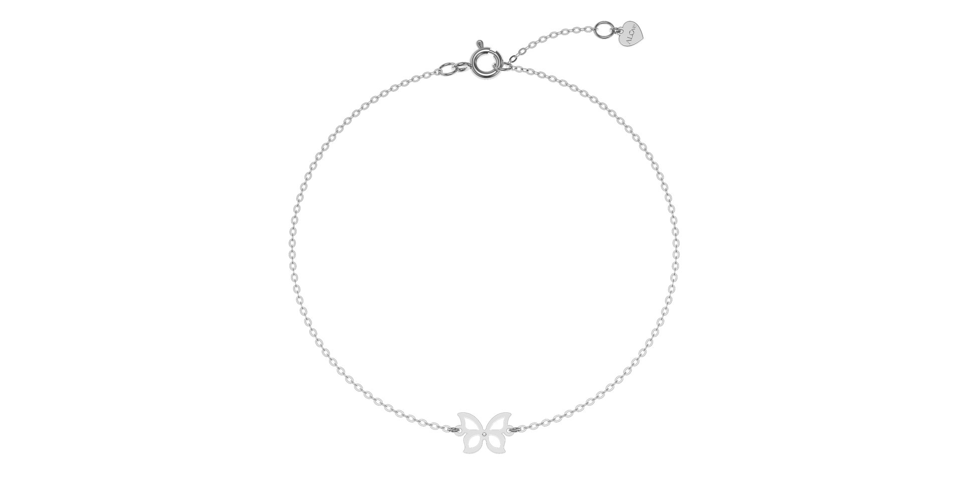 Diamond bracelet Gold Butterfly