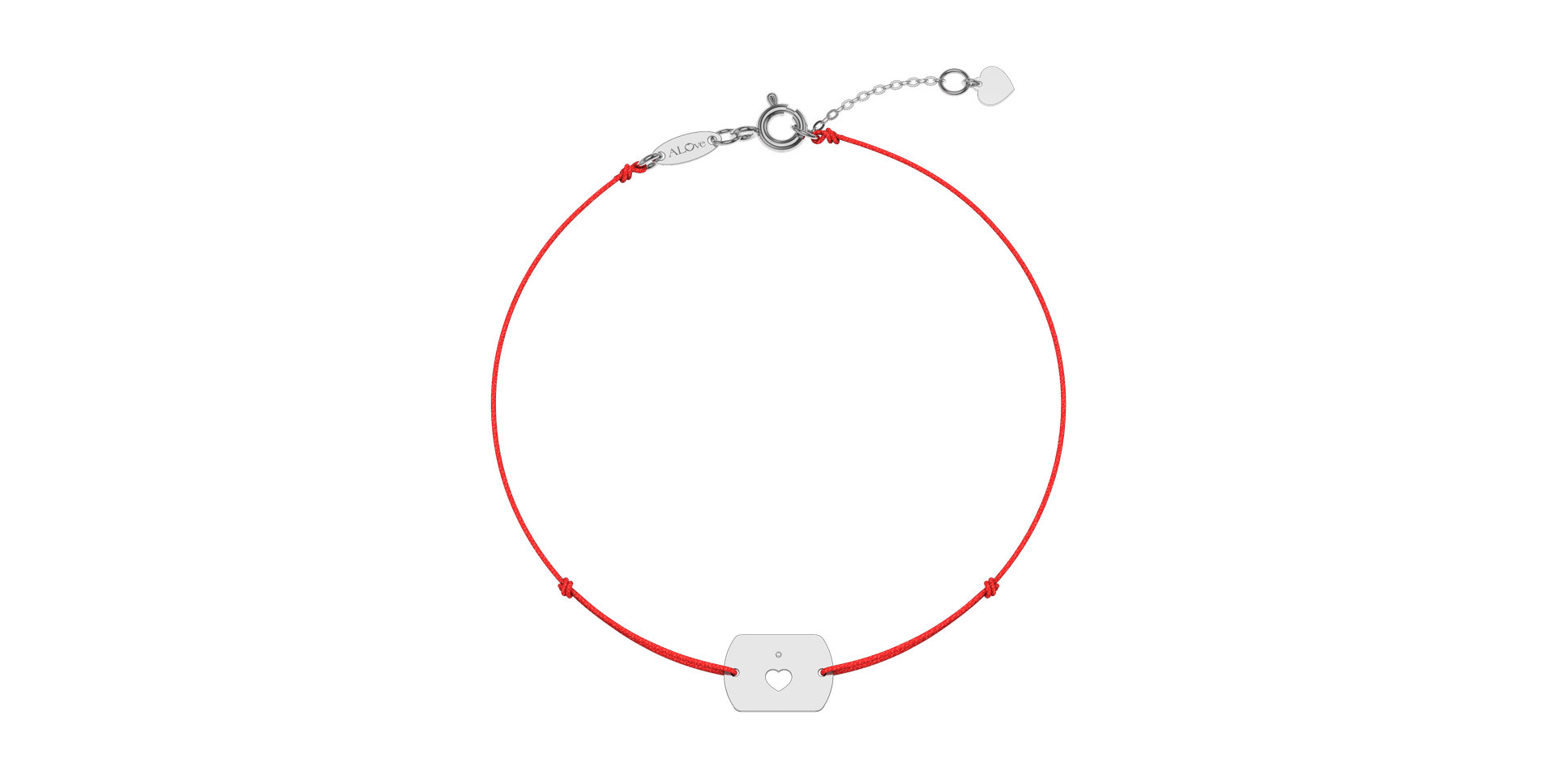 Diamond bracelet Heart Stamp