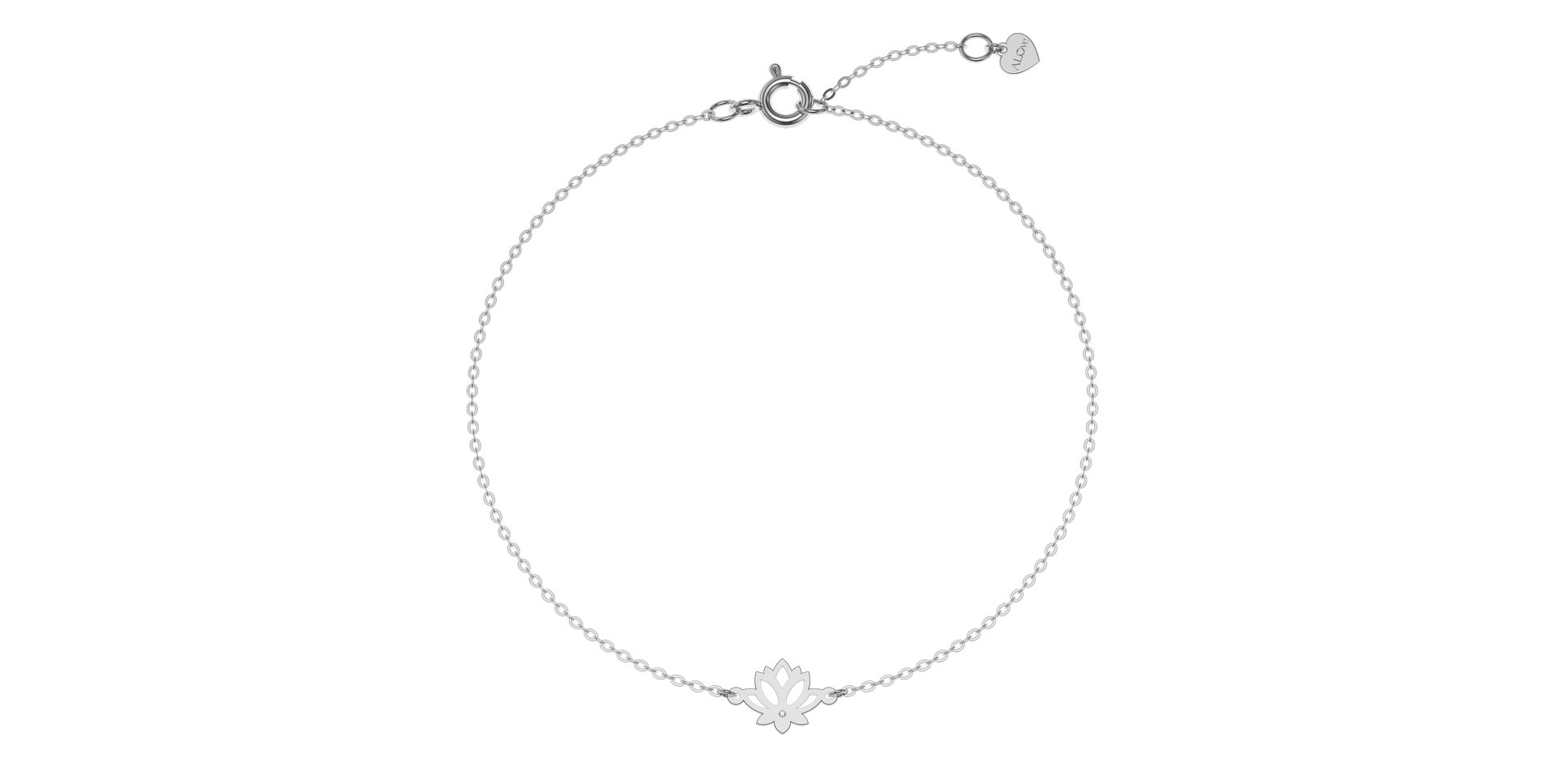 Diamond bracelet Little Lotus