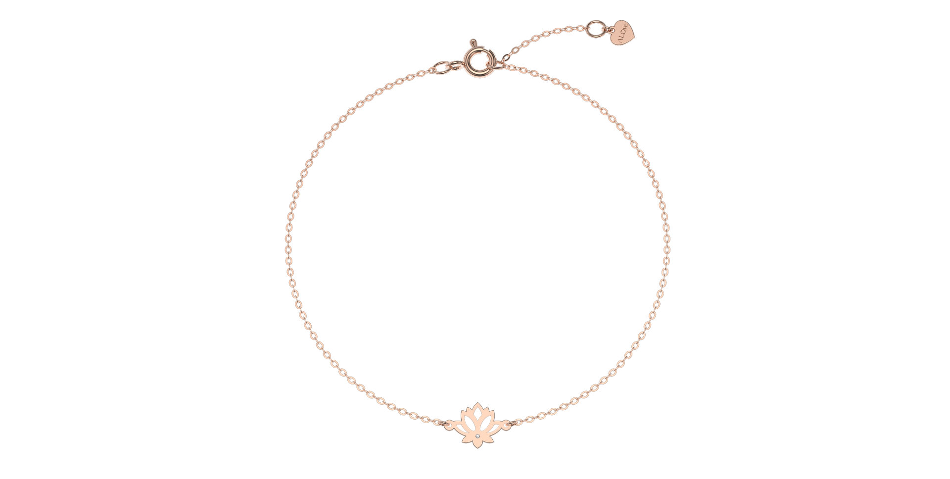 Diamond bracelet Little Lotus