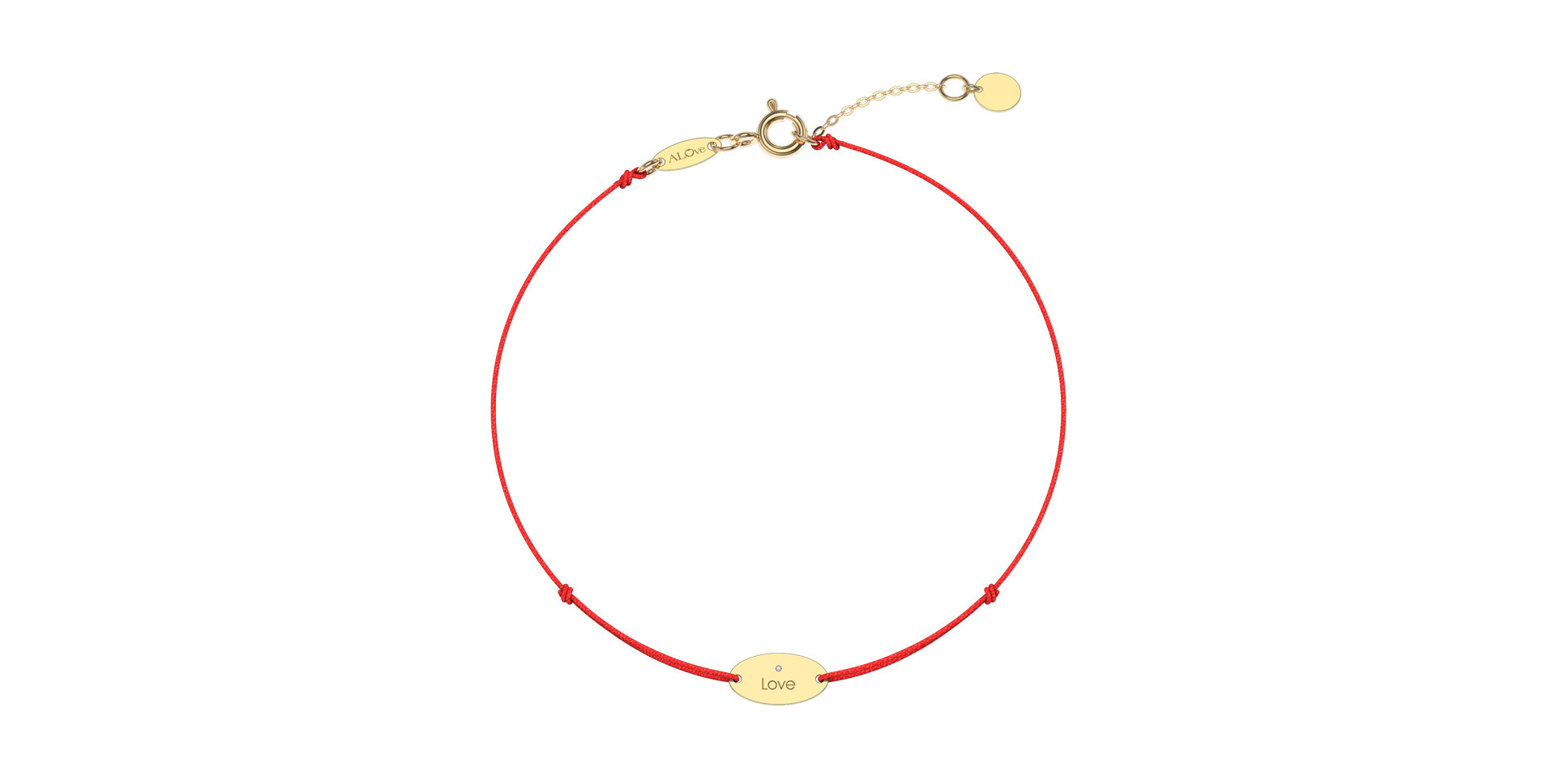 Diamond bracelet Gold Stamp