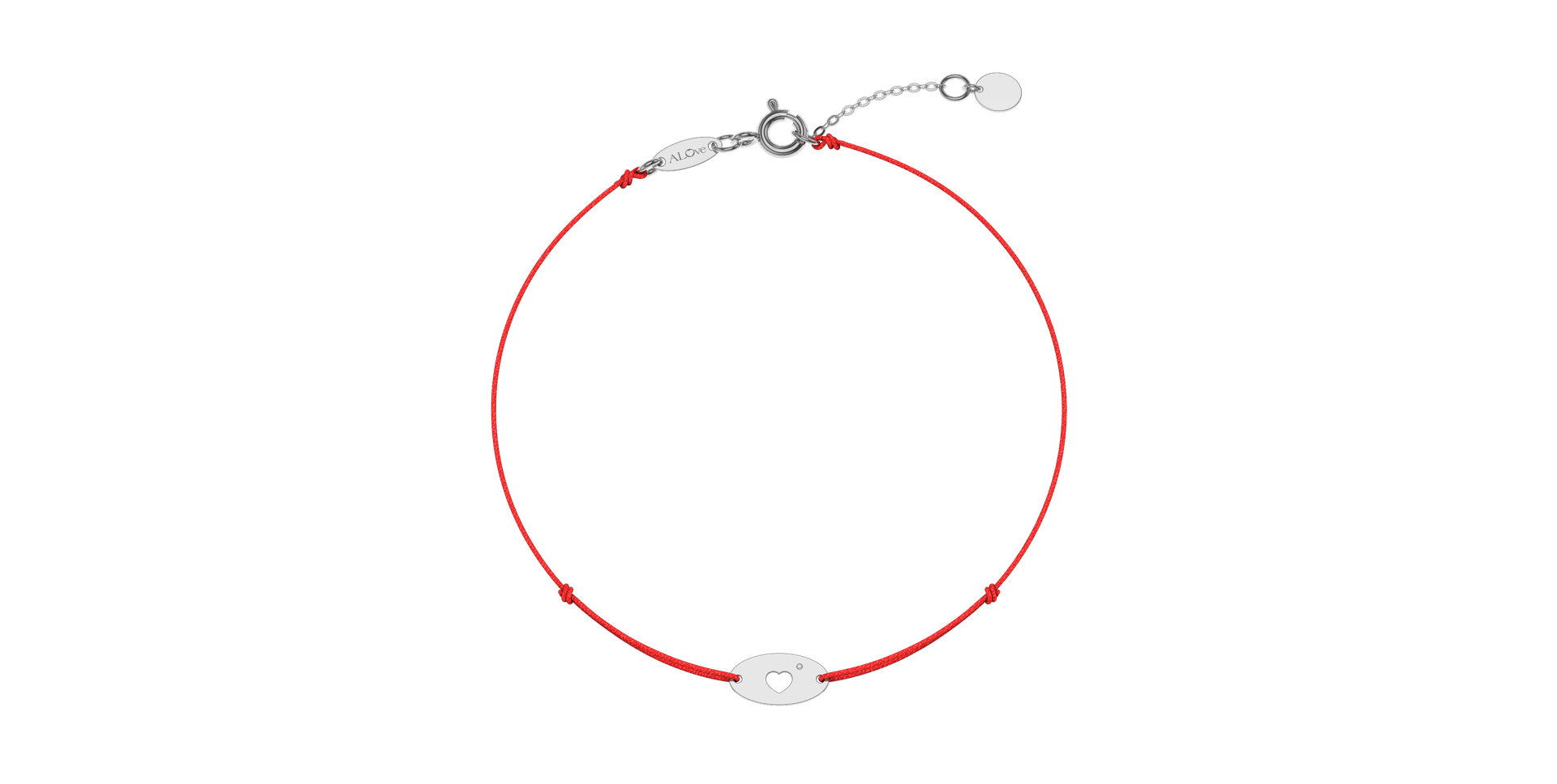 Diamond bracelet Gold Heart