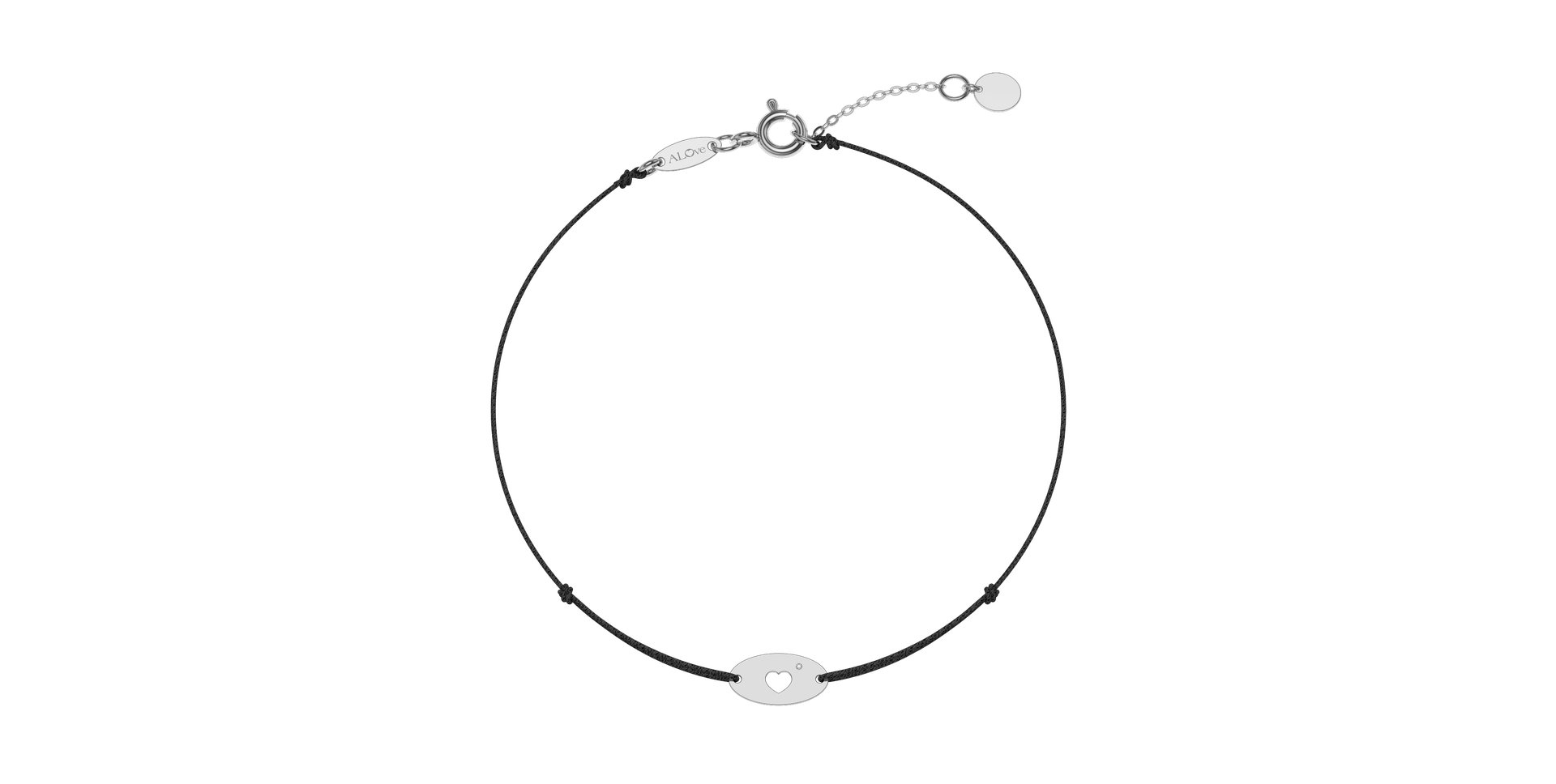 Diamond bracelet Gold Heart