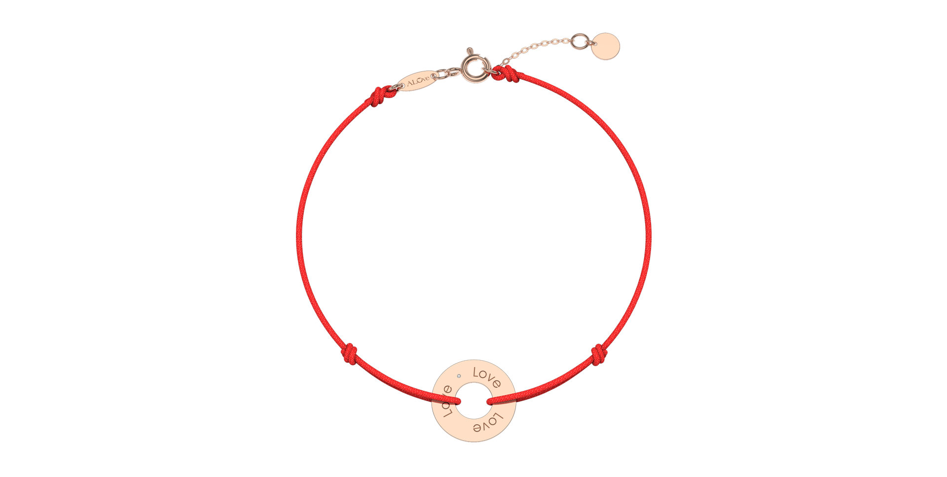 Diamond bracelet Love Circle