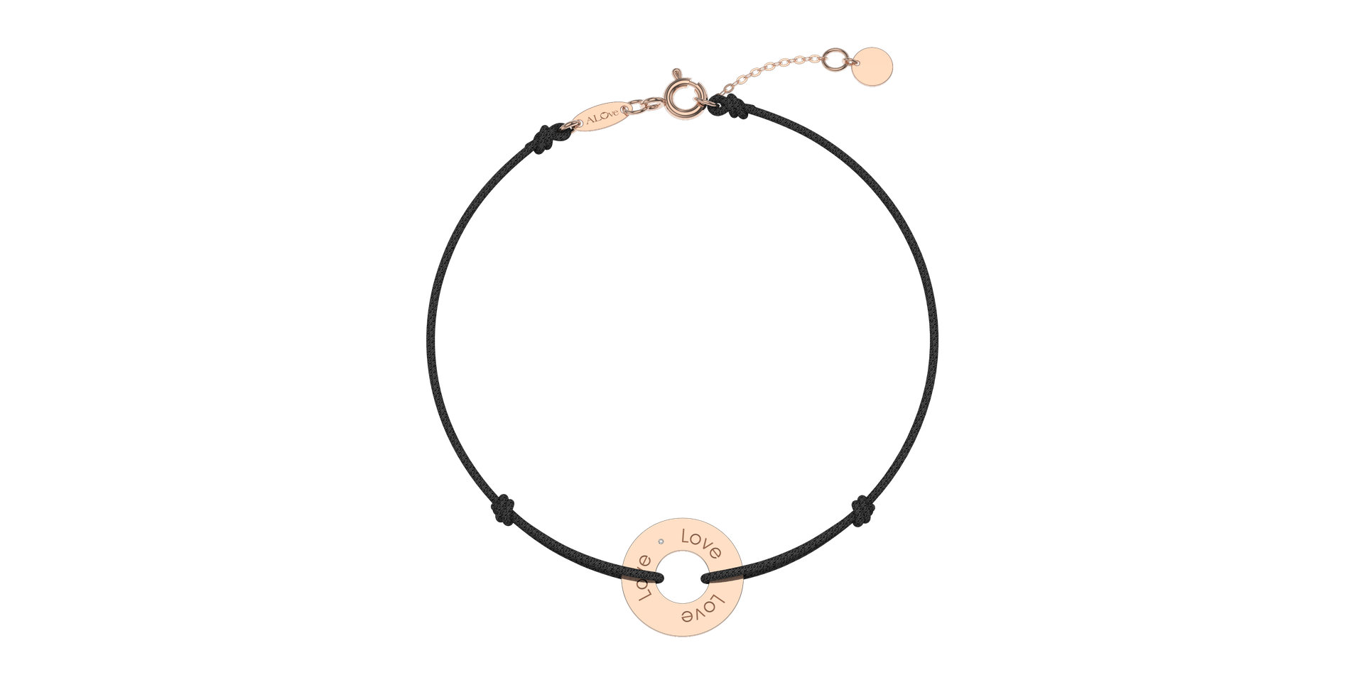 Diamond bracelet Love Circle