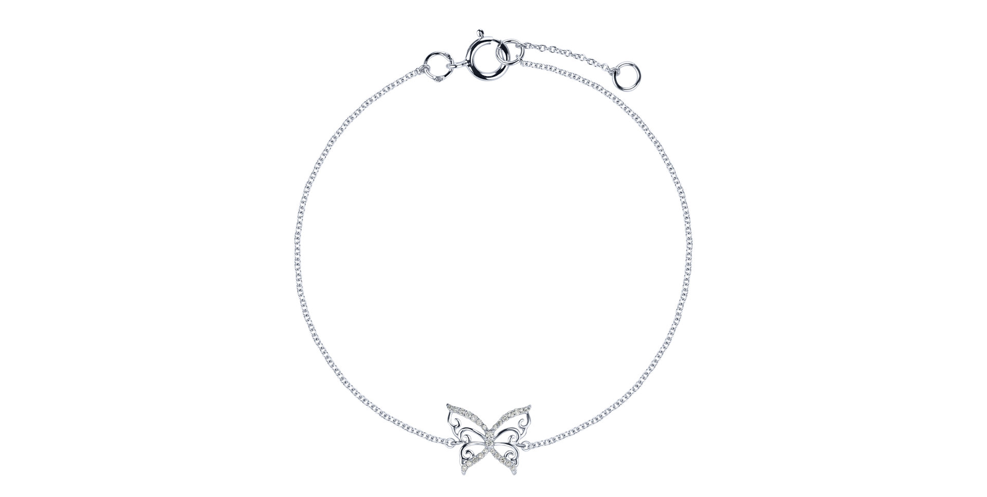 Diamond bracelet Dazzling Butterfly