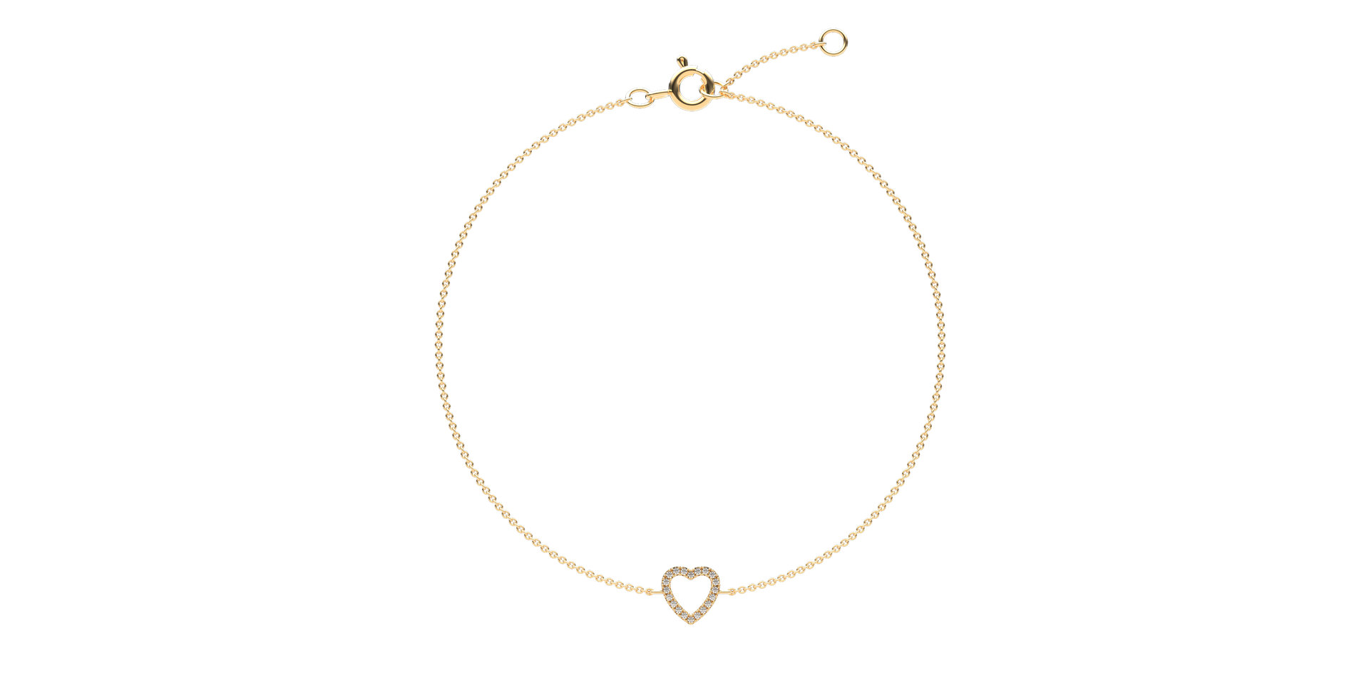 Diamond bracelet Tender Heart