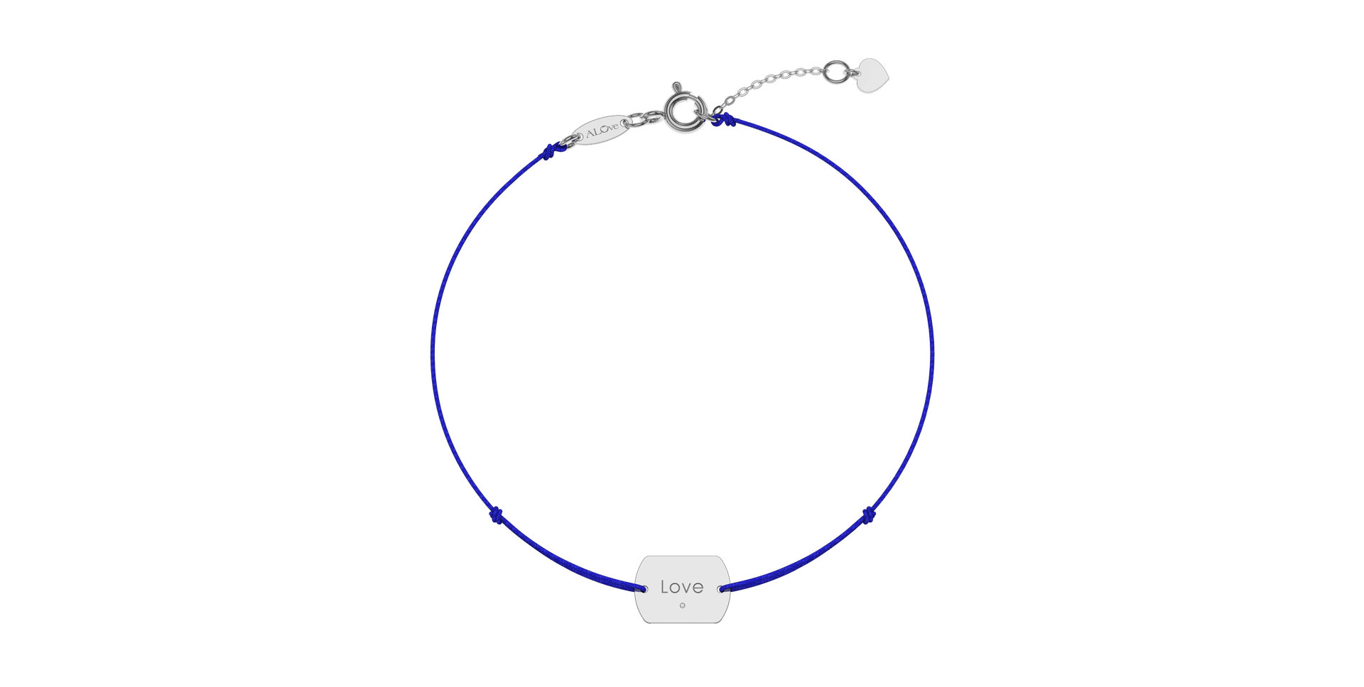 Diamond bracelet Love Stamp