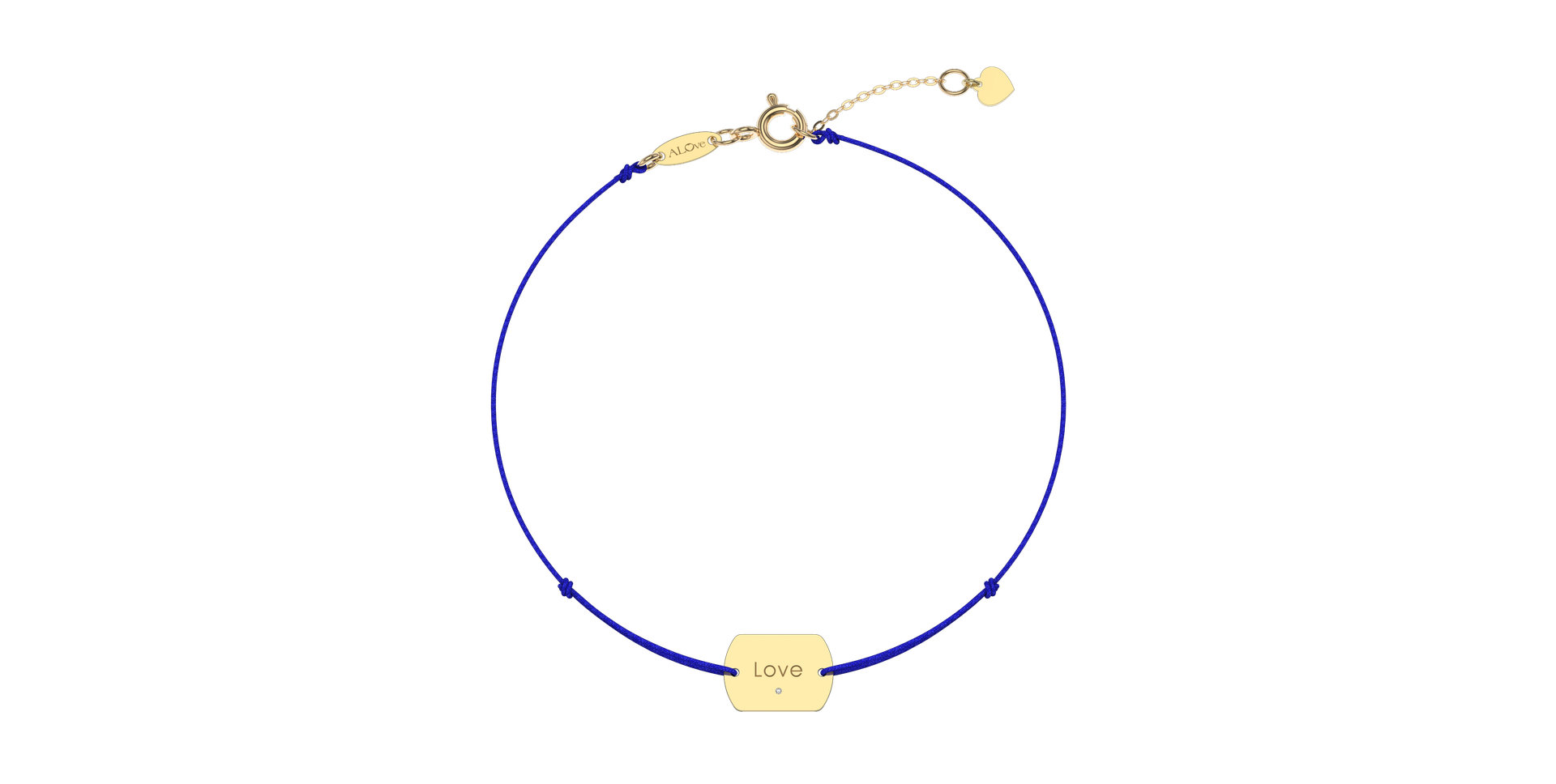 Diamond bracelet Love Stamp