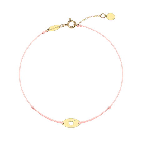 Diamond bracelet Gold Heart