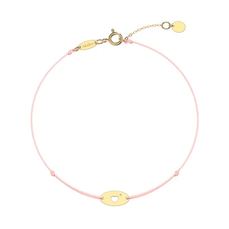 Diamond bracelet Gold Heart