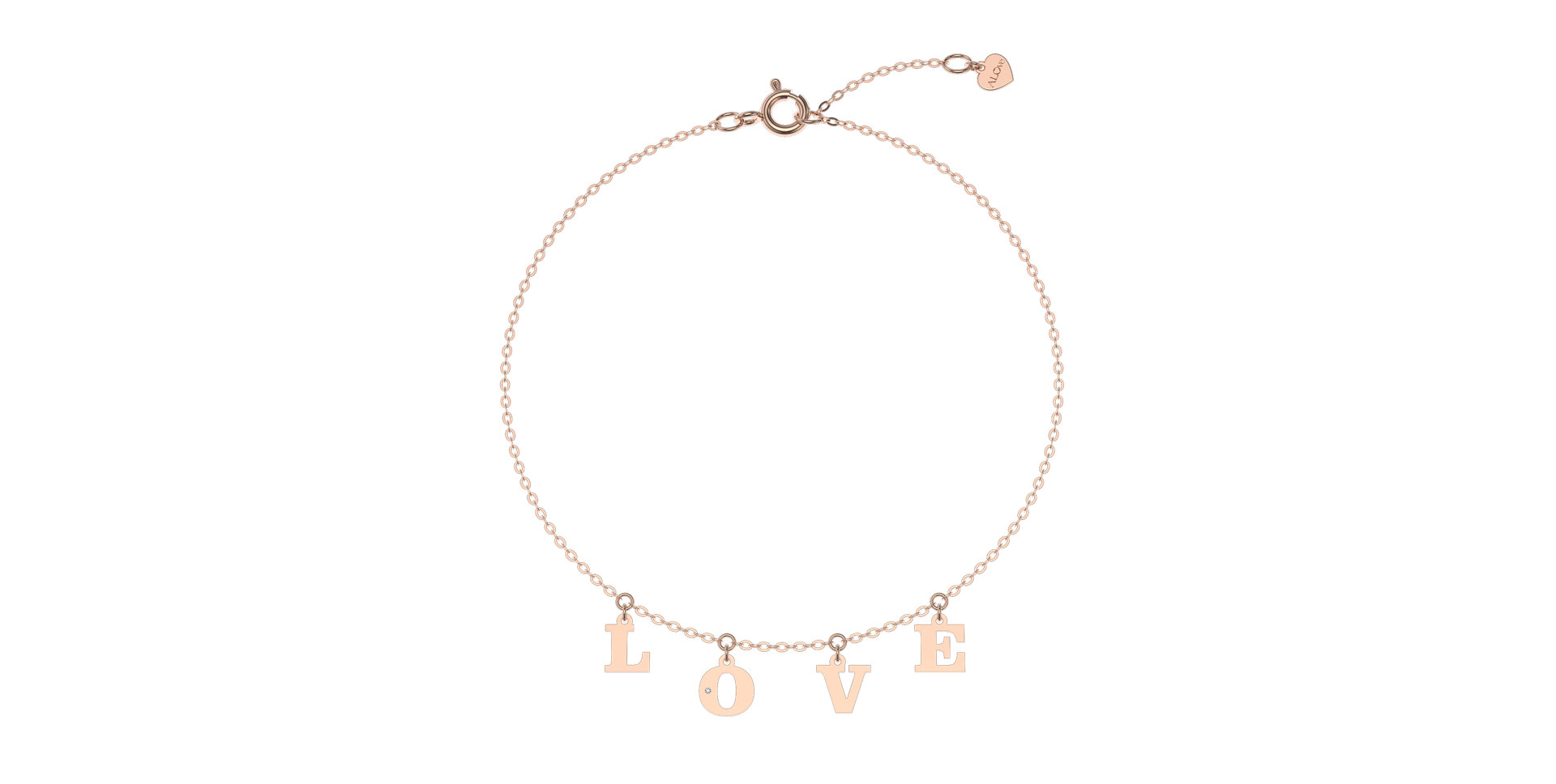 Diamond bracelet Love