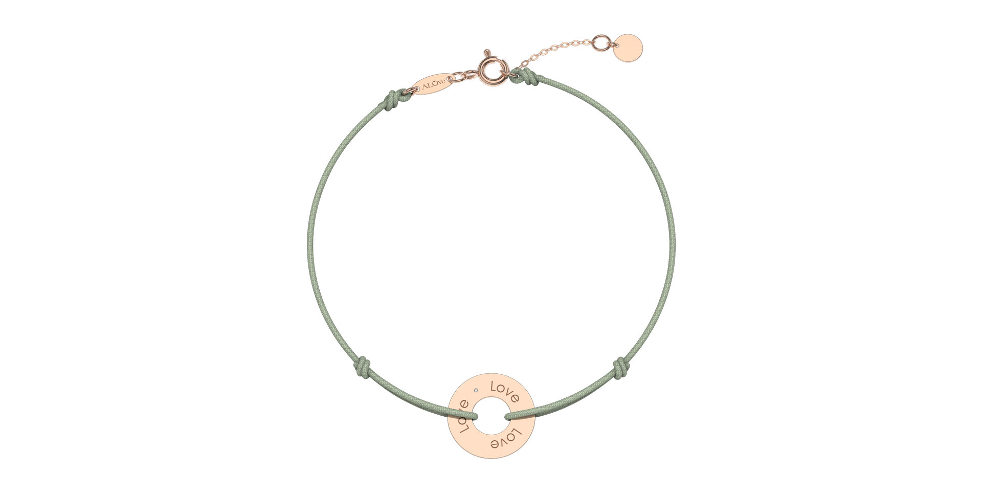 Diamond bracelet Love Circle