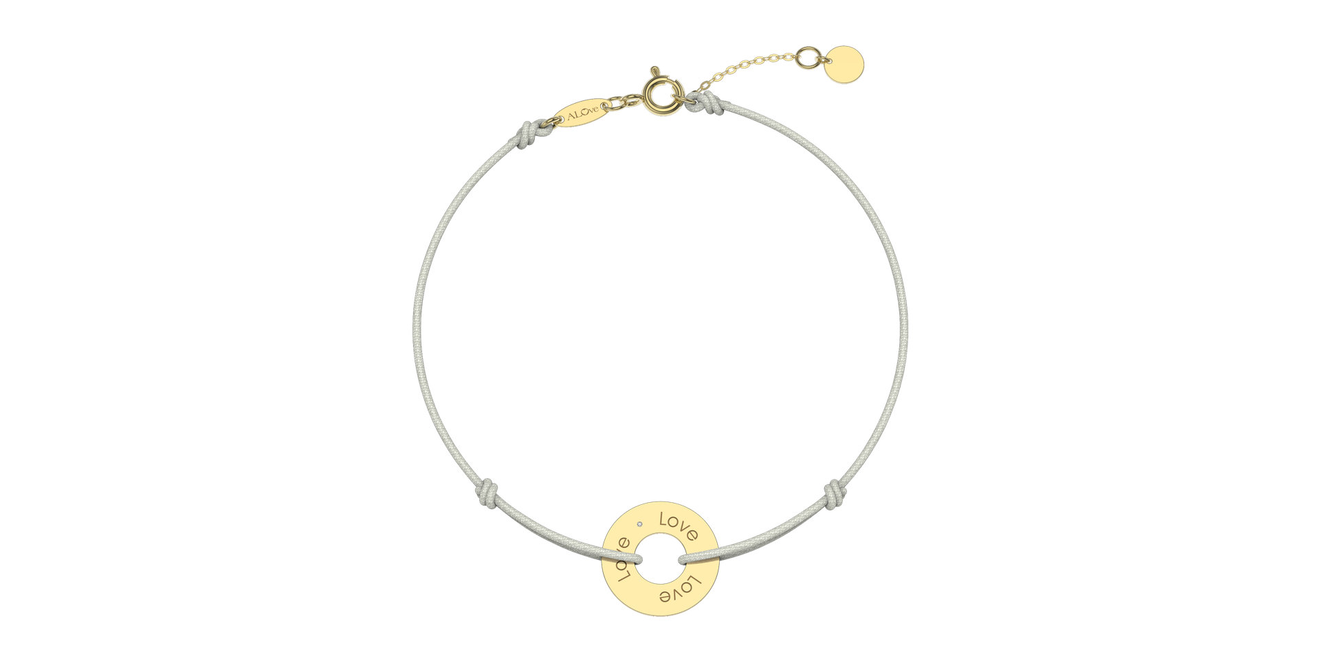 Diamond bracelet Love Circle