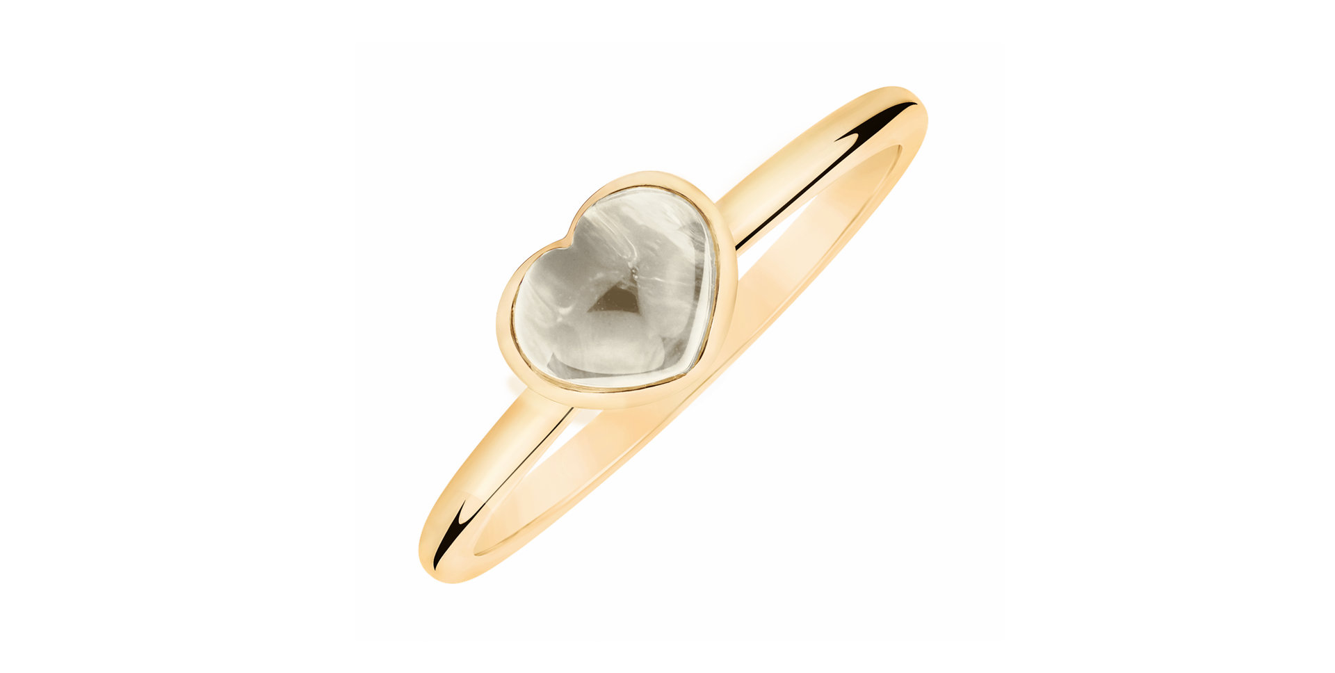 Ring with Moonstone White Bonbon