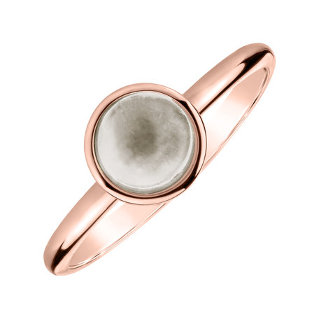 Ring with Moonstone White Bonbon