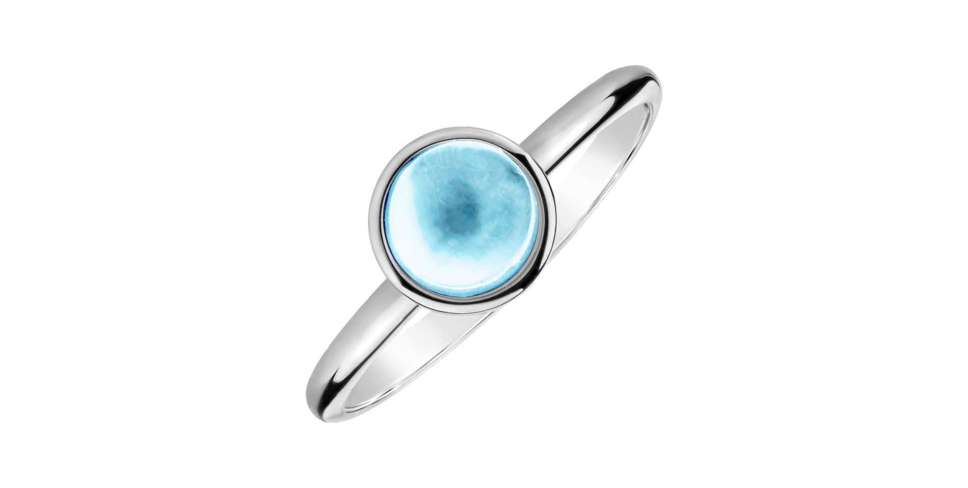 Ring with Aquamarine Bonbon