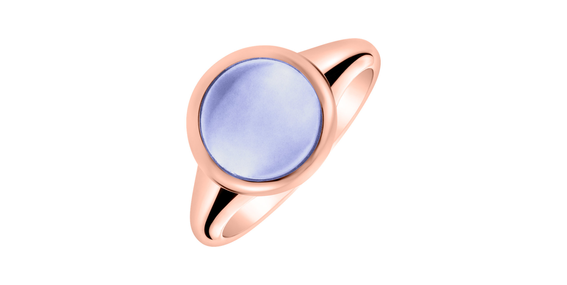 Ring with Blue Chalcedony Bonbon
