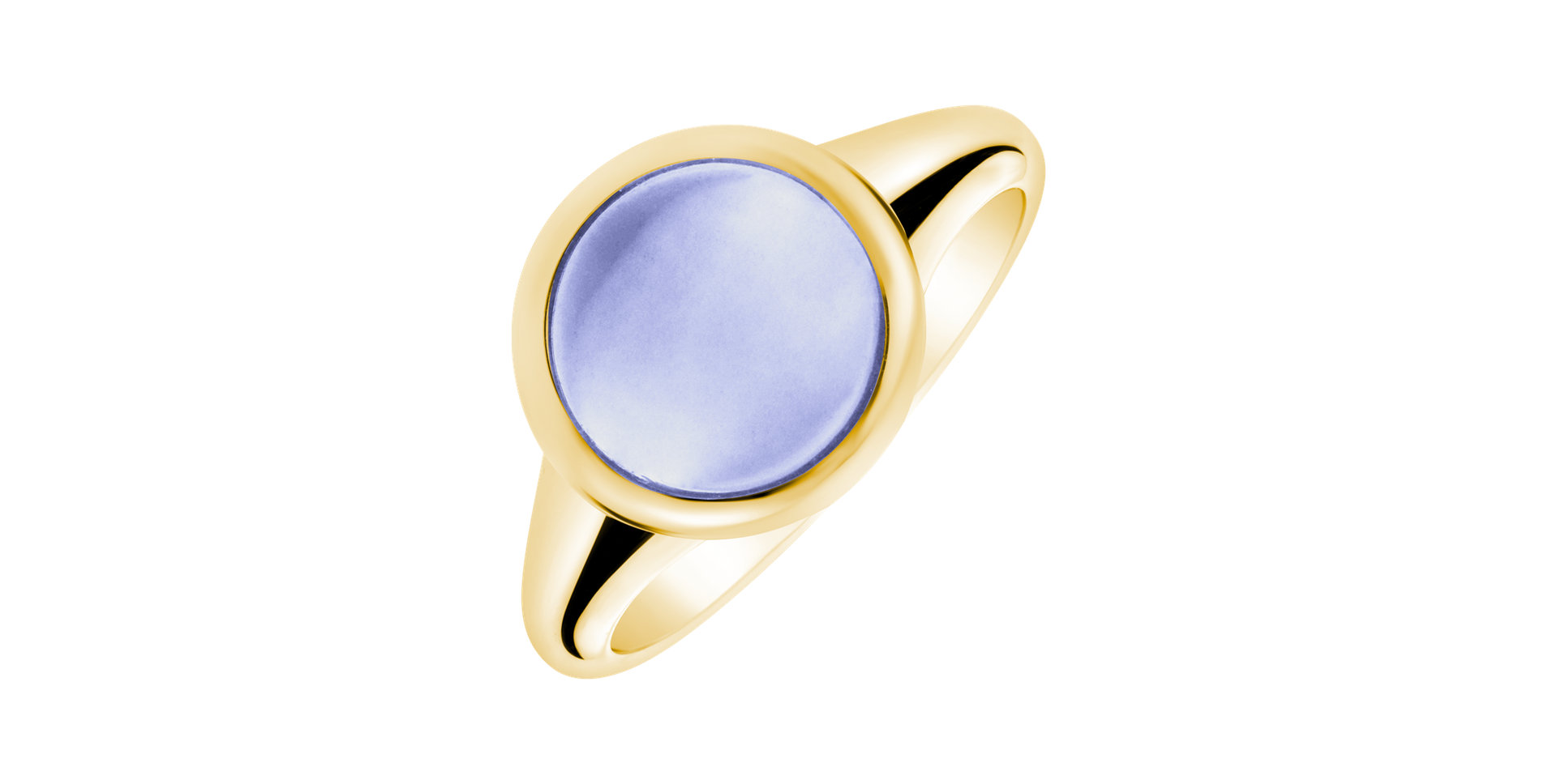 Ring with Blue Chalcedony Bonbon