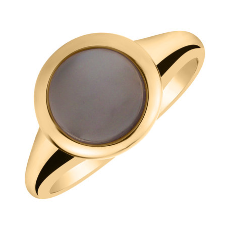 Ring with Moonstone Gray Bonbon