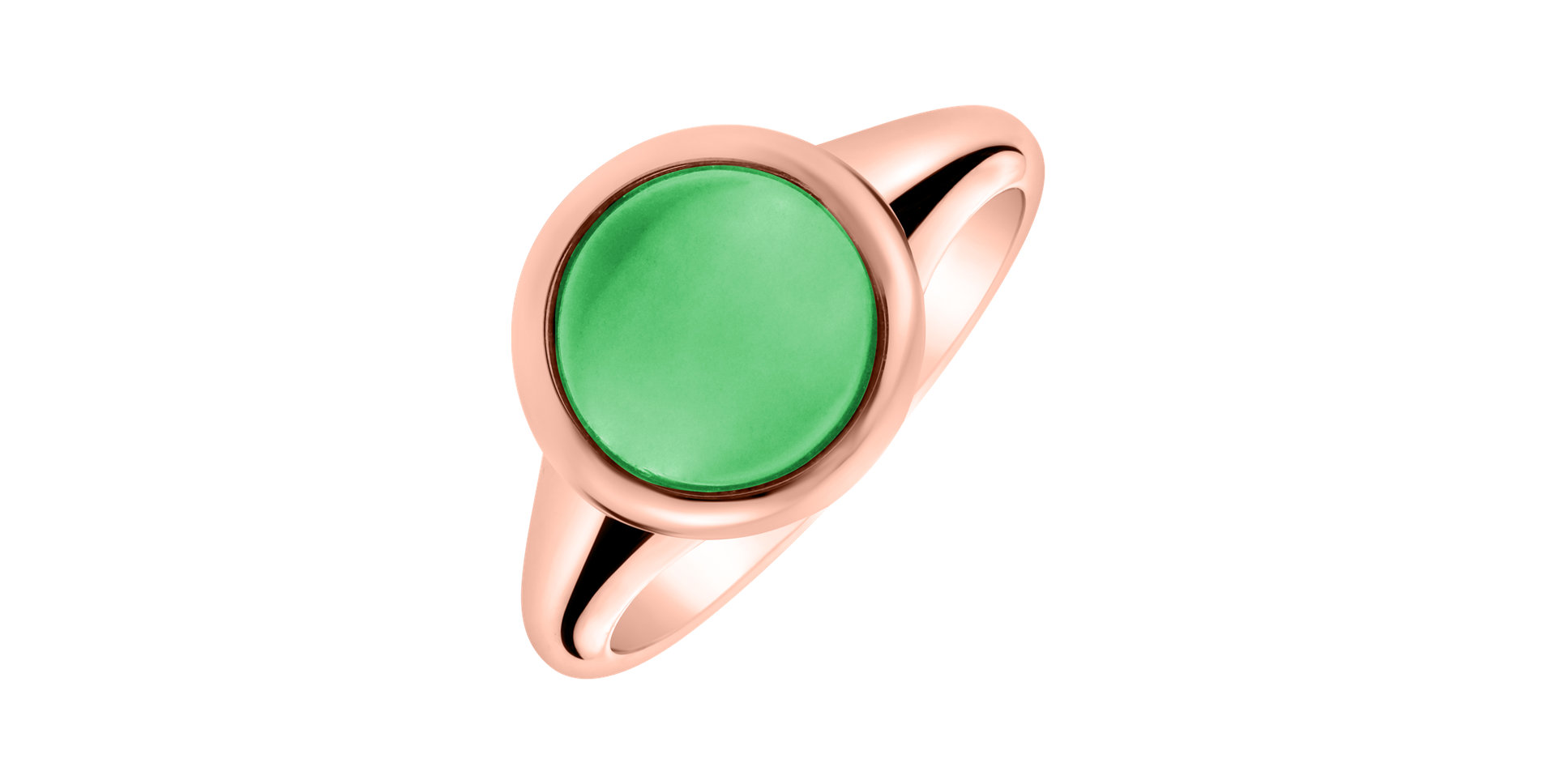 Ring with Chrysoprase Bonbon