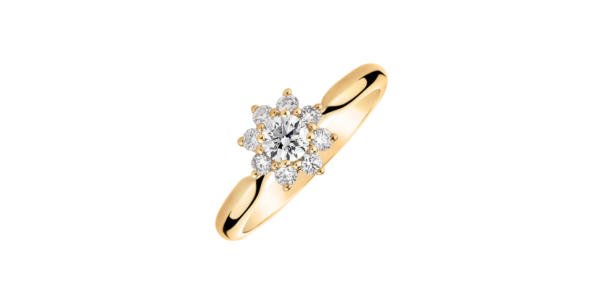 Diamond ring Starlet Blossom